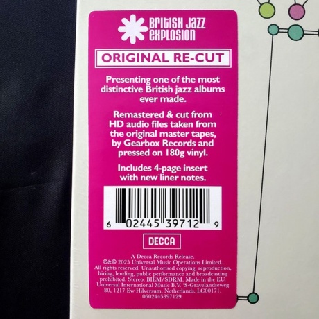 Mike Taylor - Pendulum (Analogue) (0602445397129) виниловая пластинка - фото 5