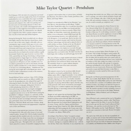 Mike Taylor - Pendulum (Analogue) (0602445397129) виниловая пластинка - фото 6