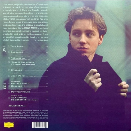 Julius Asal - Siena Tapes (0028948672820) виниловая пластинка - фото 2