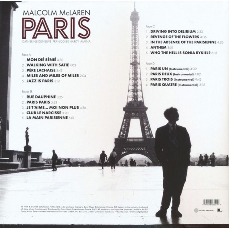Malcolm McLaren - Paris (0198028035019) виниловая пластинка - фото 4