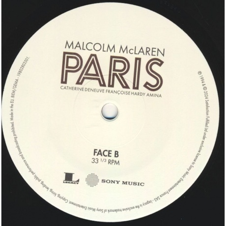 Malcolm McLaren - Paris (0198028035019) виниловая пластинка - фото 6