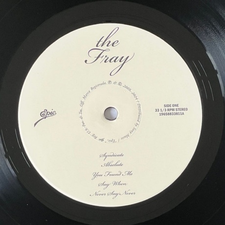 The Fray - The Fray (0196588338113) виниловая пластинка - фото 2