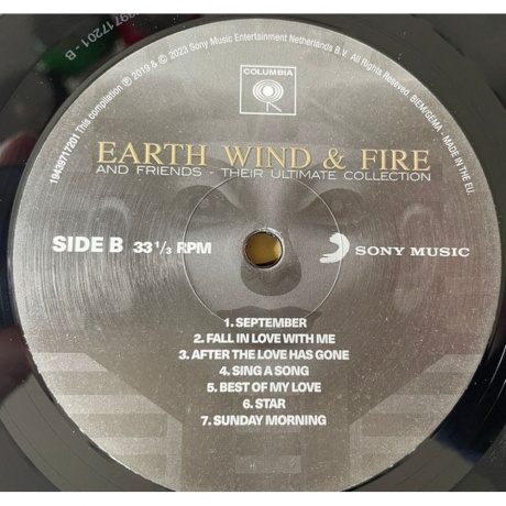 Earth, Wind &amp; Fire - Their Ultimate Collection (0194397172010) виниловая пластинка - фото 5