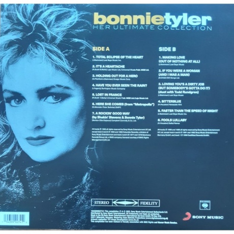 Bonnie Tyler - Her Ultimate Collection (0194399927410) виниловая пластинка - фото 2