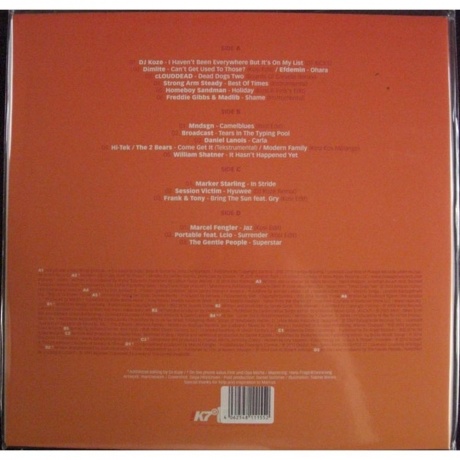 Dj Koze - Dj-Kicks (Orange) (4062548111552) виниловая пластинка - фото 2