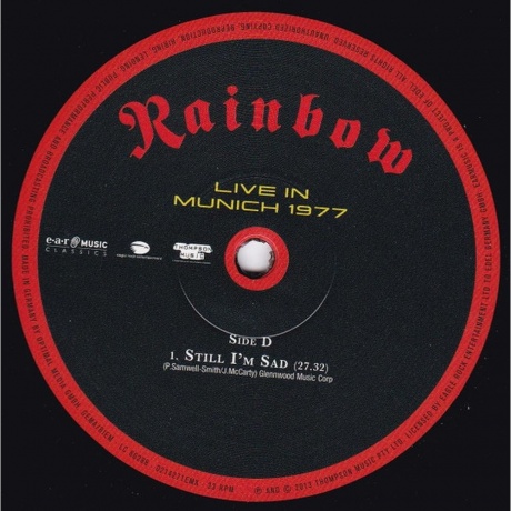 Rainbow - Live In Munich (4029759142713) виниловая пластинка - фото 6