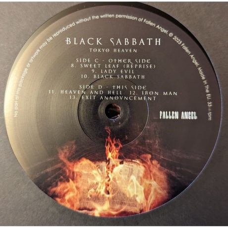 Black Sabbath - Tokyo Heaven (0803341590144) виниловая пластинка - фото 6