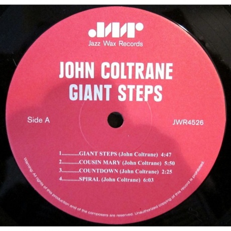 John Coltrane - Giant Steps (8436028696772) виниловая пластинка - фото 3