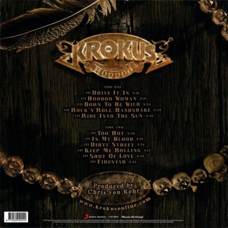 Krokus - Hoodoo (Translucent Red) (8719262040144) виниловая пластинка - фото 2