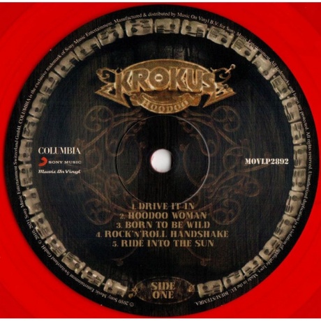 Krokus - Hoodoo (Translucent Red) (8719262040144) виниловая пластинка - фото 3