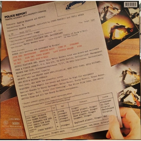 Krokus - Metal Rendez-Vous (Blue) (8719262039032) виниловая пластинка - фото 2