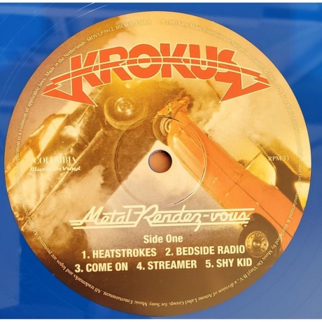 Krokus - Metal Rendez-Vous (Blue) (8719262039032) виниловая пластинка - фото 6