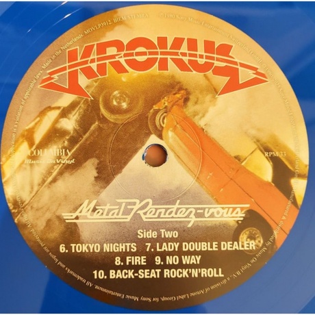 Krokus - Metal Rendez-Vous (Blue) (8719262039032) виниловая пластинка - фото 7