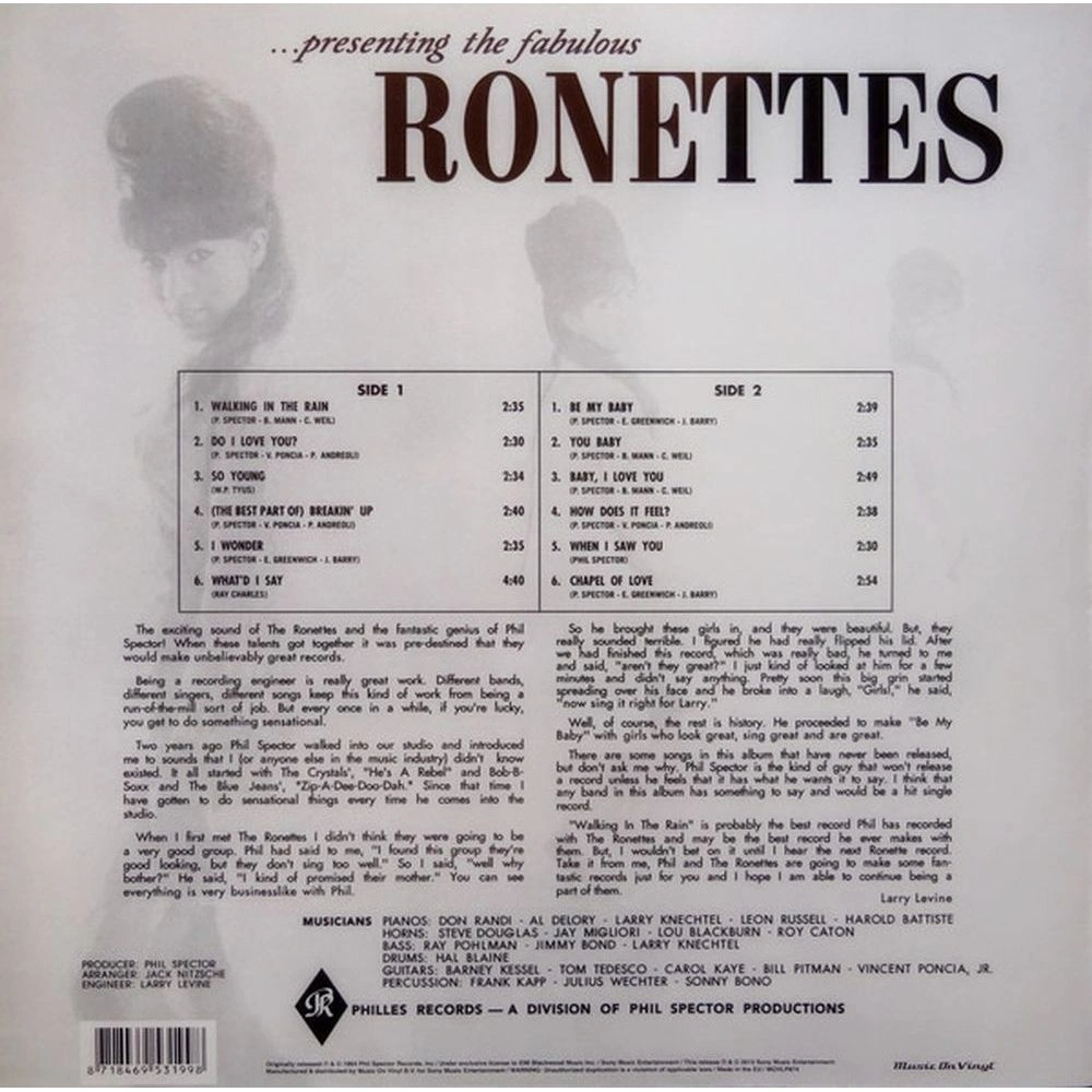 Ronettes - Presenting The Fabulous Ronettes Feat. Veronica ...