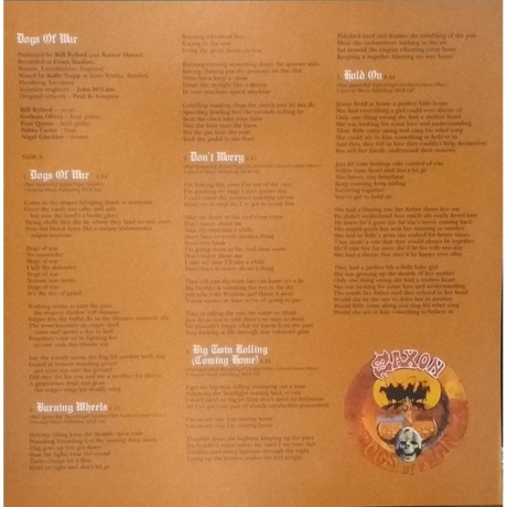 Saxon - Dogs Of War (Silver) (8719262039728) виниловая пластинка - фото 5