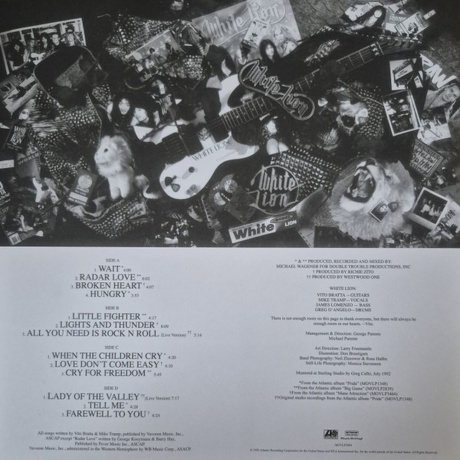 White Lion - Best Of (Crystal Clear) (8719262038134) виниловая пластинка - фото 4