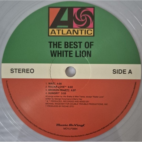 White Lion - Best Of (Crystal Clear) (8719262038134) виниловая пластинка - фото 5