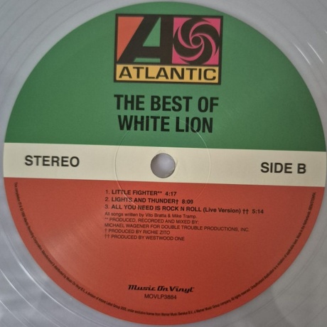 White Lion - Best Of (Crystal Clear) (8719262038134) виниловая пластинка - фото 6