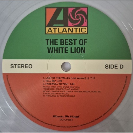 White Lion - Best Of (Crystal Clear) (8719262038134) виниловая пластинка - фото 8