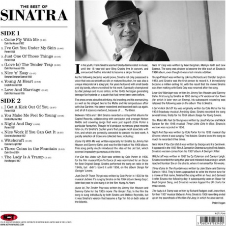Frank Sinatra - Best Of (Blue) (5060348583400) виниловая пластинка - фото 2