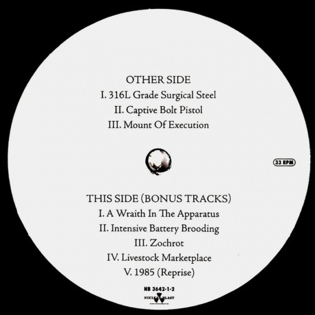 Carcass - Surgical Steel (0727361364212) виниловая пластинка - фото 12