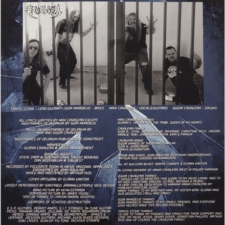 Cavalera Conspiracy - Schizophrenia (Curacao) (4065629724474) виниловая пластинка - фото 6