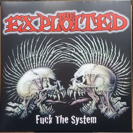Exploited - Fuck The System (Clear Red & Black Splatter) (072736...