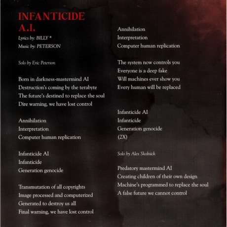 Testament - Para Bellum (Copper) (4065629752279) виниловая пластинка - фото 16