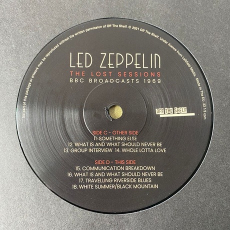 Led Zeppelin - The Lost Sessions (0803341545397) виниловая пластинка - фото 5