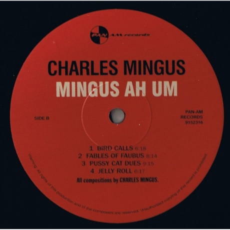 Charles Mingus - Mingus Ah Um (8436563182723) виниловая пластинка - фото 4