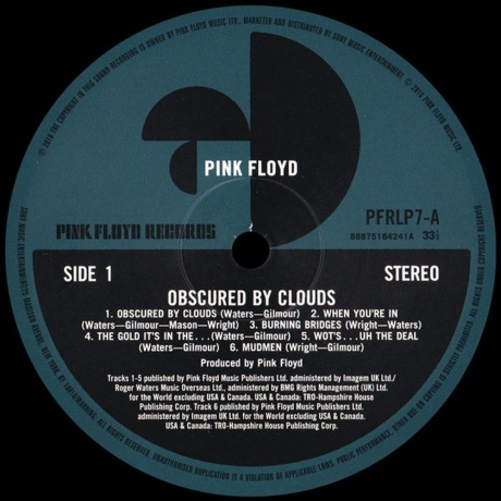 Pink Floyd - Obscured By Clouds (0888751842410) виниловая пластинка - фото 4