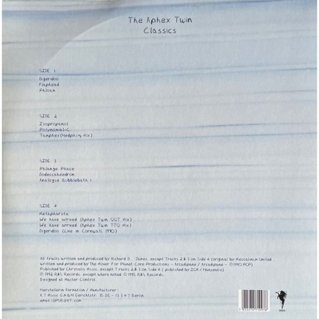 Aphex Twin - Classics (5055274710976) виниловая пластинка - фото 2