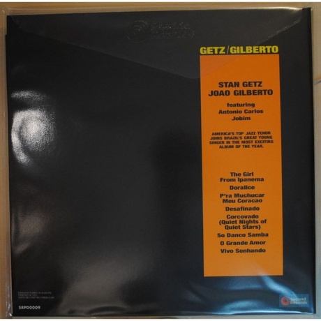 Joao Gilberto - Getz / Gilberto (9003829977844) виниловая пластинка - фото 2