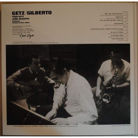 Joao Gilberto - Getz / Gilberto (9003829977844) виниловая пластинка - фото 5