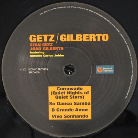 Joao Gilberto - Getz / Gilberto (9003829977844) виниловая пластинка - фото 8