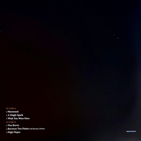 David Gilmour - Luck And Strange Concerts (0198029270112) виниловая пластинка - фото 20