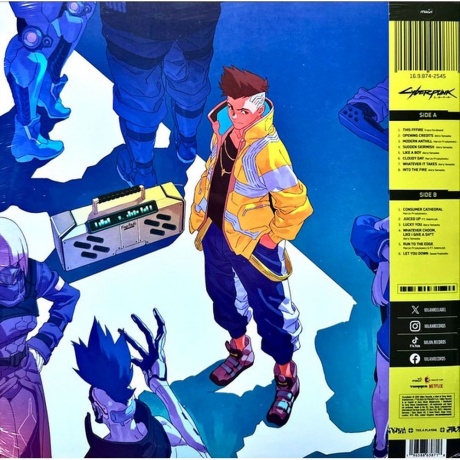 OST - Cyberpunk: Edgerunners (Purple) (0196588638718) виниловая пластинка - фото 2