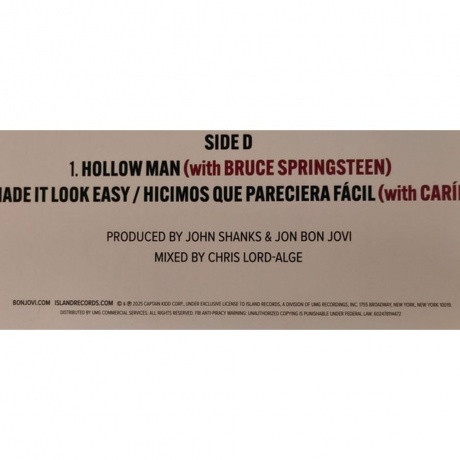 Bon Jovi - Forever (Legendary Edition) (0602478114472) виниловая пластинка - фото 6