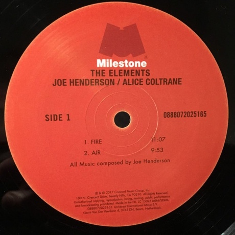 Joe Henderson &amp; Alice Coltrane - The Elements (0888072025165) виниловая пластинка - фото 3