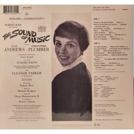 OST - The Sound Of Music (0888072234550) виниловая пластинка - фото 2