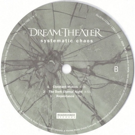 Dream Theater - Systematic Chaos (Clear) (0081227810702) виниловая пластинка - фото 5