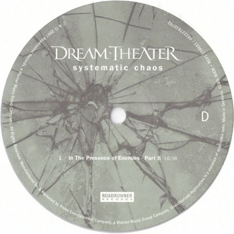 Dream Theater - Systematic Chaos (Clear) (0081227810702) виниловая пластинка - фото 7