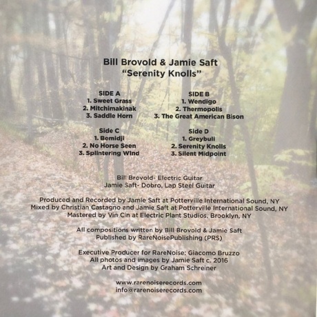 Bill Brovold &amp; Jamie Saft - Serenity Knolls (5060197761189) виниловая пластинка - фото 3