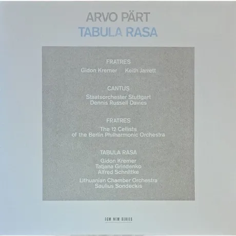 Gidon Kremer, Alfred Schnittke & Keith Jarrett - Part: Tabula Ra...