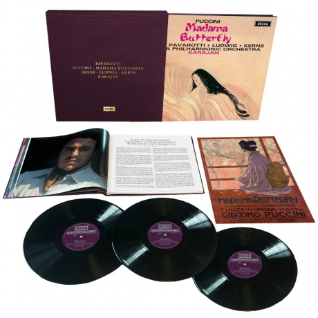

Luciano Pavarotti & Herbert von Karajan - Puccini: Madama Butterfly (Box) (Analogue) (0028948710393) виниловая пластинка