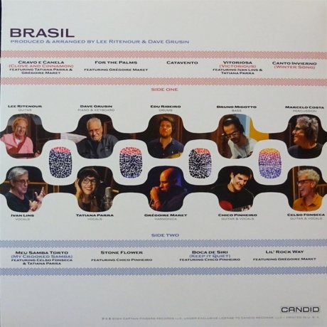 Lee Ritenour &amp; Dave Grusin - Brasil (0708857334315) виниловая пластинка - фото 2
