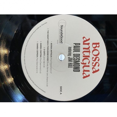 Paul Desmond - Bossa Antigua (8436563186219) виниловая пластинка - фото 3