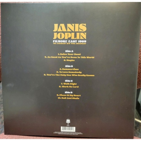 Janis Joplin - Fillmore East 1969 (0803341550513) виниловая пластинка - фото 2