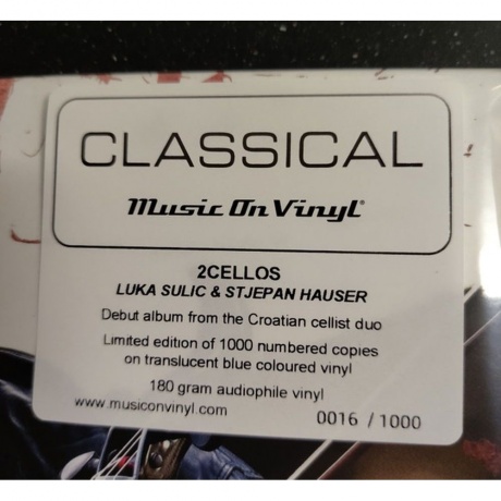 2 Cellos - 2 Cellos (coloured) (8719262037021) виниловая пластинка - фото 3