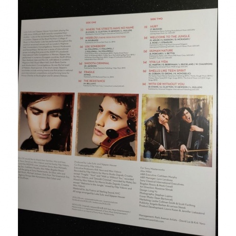 2 Cellos - 2 Cellos (coloured) (8719262037021) виниловая пластинка - фото 5